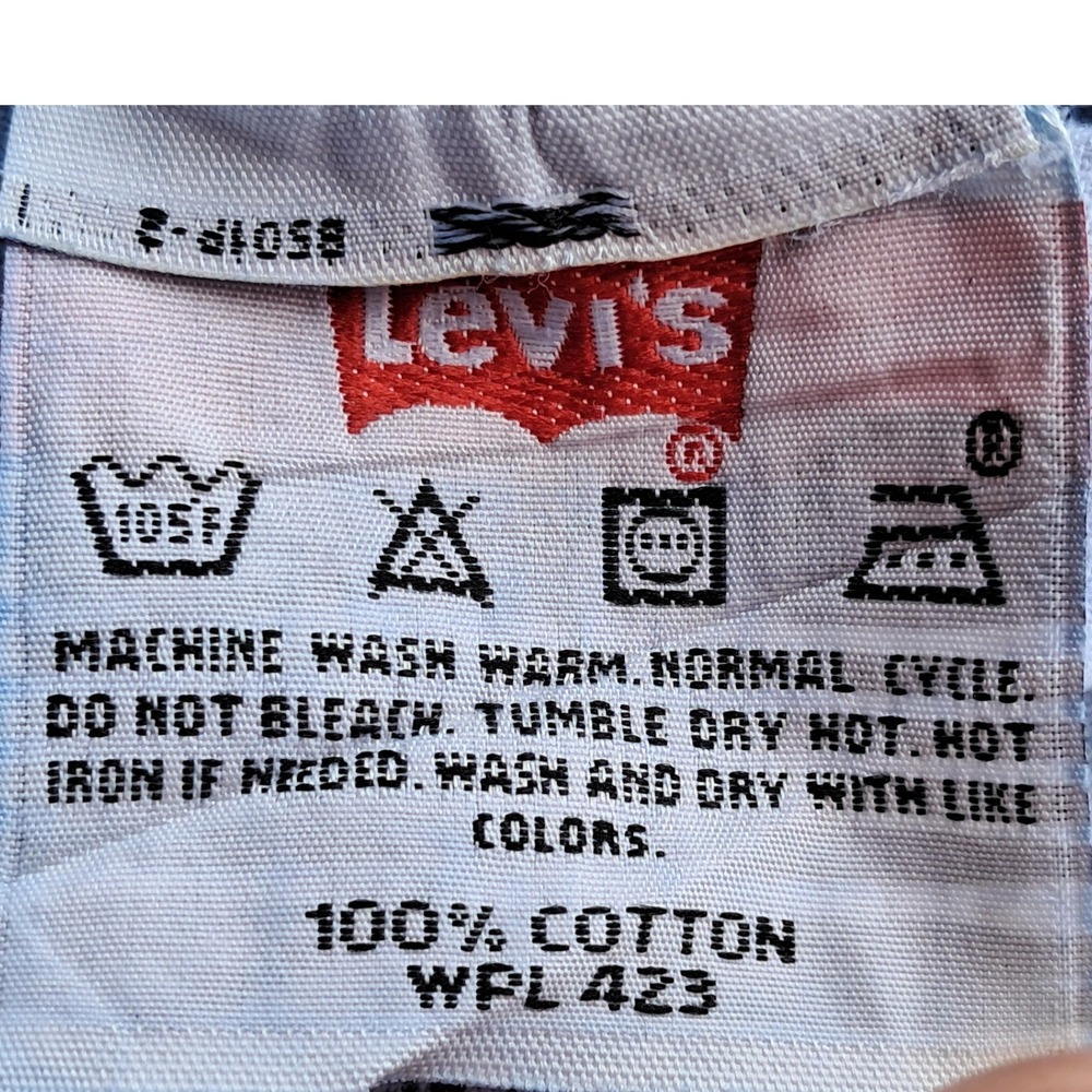 Levi's 501-0115 Men's 32x32 Straight Leg Button Fly Jeans Medium Wash Blue 2003 - Picture 8 of 13